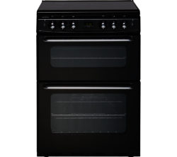New World 600TSIDLm 60 cm Gas Cooker - Black